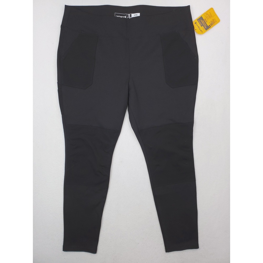 Carhartt Force Fitted Midweight Utility Legging Womens XXL Black Workwear Pants